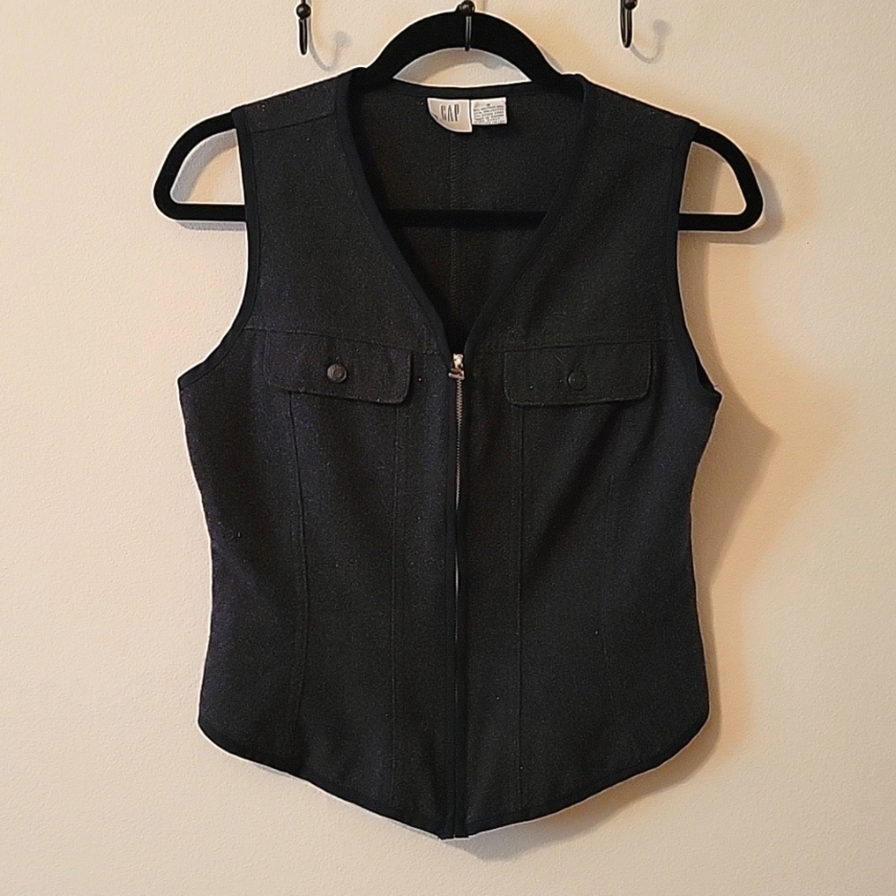 Gap vest, charcoal grey, Small